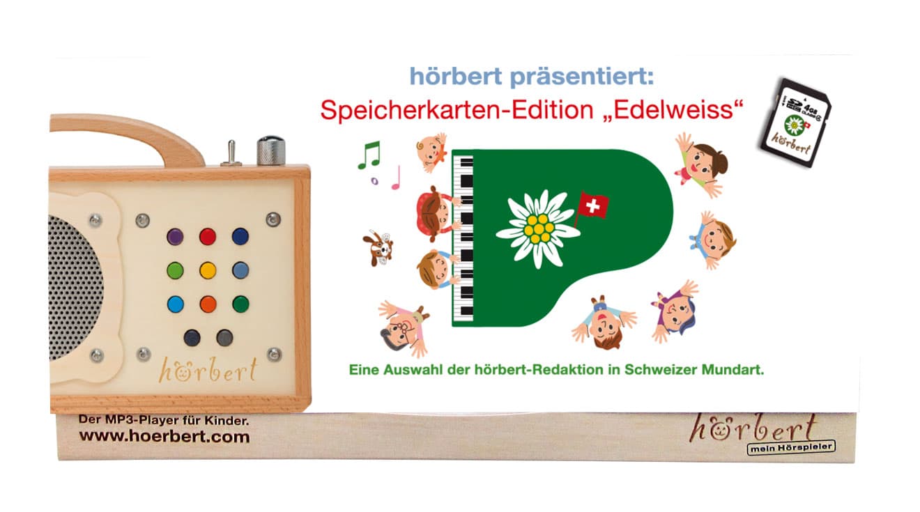 Vorbespielte Speicherkarte „Kunterbunt“ Für Hörbert – Kinderlieder & Geschichten