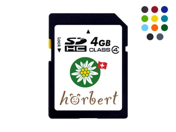 Speicherkarte für hörbert - Edelweiss (schwizerdütsch)