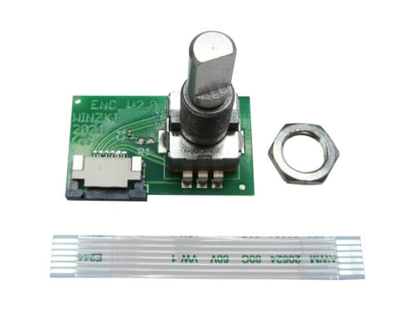Encoder mit Mutter und Kabel