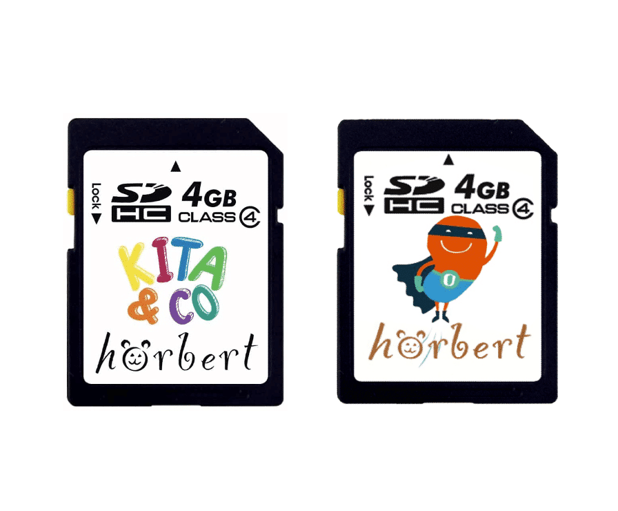 hörbert Speicherkarten-Editionen Kita&Co und Ohrenflausen